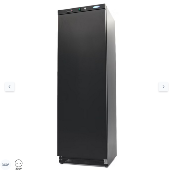  Καταψύκτης - 400L - 6 σταθερά ράφια - Μαύρο